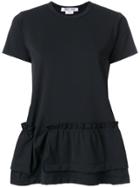 Comme Des Garçons Comme Des Garçons Frill Hem T-shirt - Black