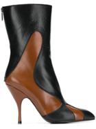 Bottega Veneta Pointed Toe Mid-calf Boots - Black