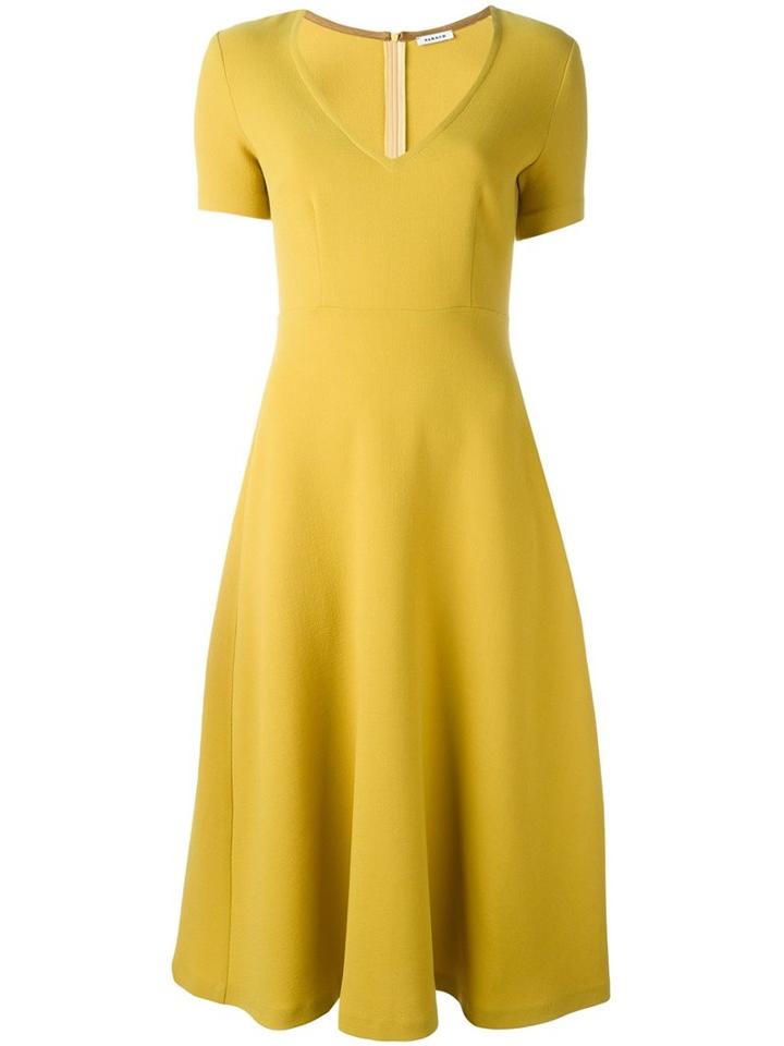 P.a.r.o.s.h. V-neck Short Sleeved Dress