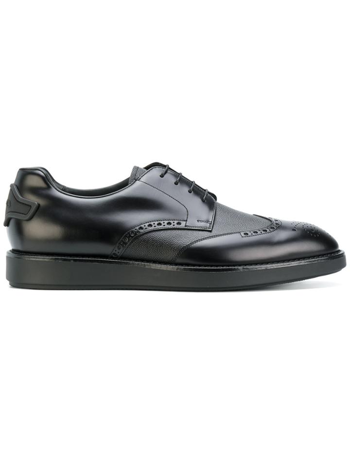 Prada Brogue Sneakers - Black
