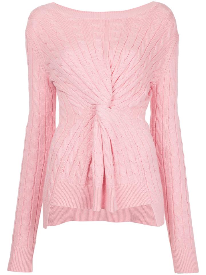 Sies Marjan Knot Detail Jumper - Pink & Purple