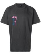 Stussy Rear Print T-shirt - Grey