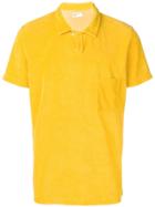 Universal Works Vacation Fleece Polo Shirt - Yellow