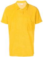 Universal Works Vacation Fleece Polo Shirt - Yellow