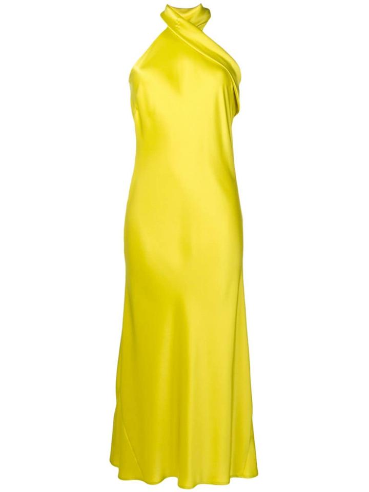 Galvan Pandora Midi Dress - Green