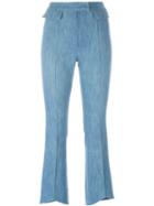 John Galliano Vintage Bootcut Trousers, Women's, Size: 36, Blue