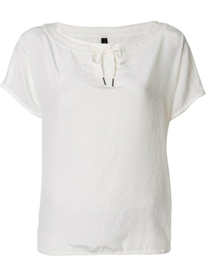 Marc Cain Front Tie T-shirt - White