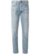 Citizens Of Humanity Straight Leg Mid Rise Jeans - Blue
