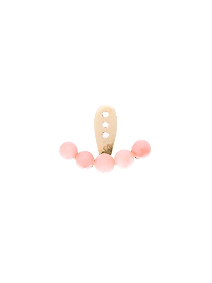 Yvonne Léon 18kt Gold 5 Petit Coral Ear Jacket - Metallic