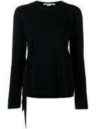 Stella Mccartney Ribbed Round Neck Jumper - Black