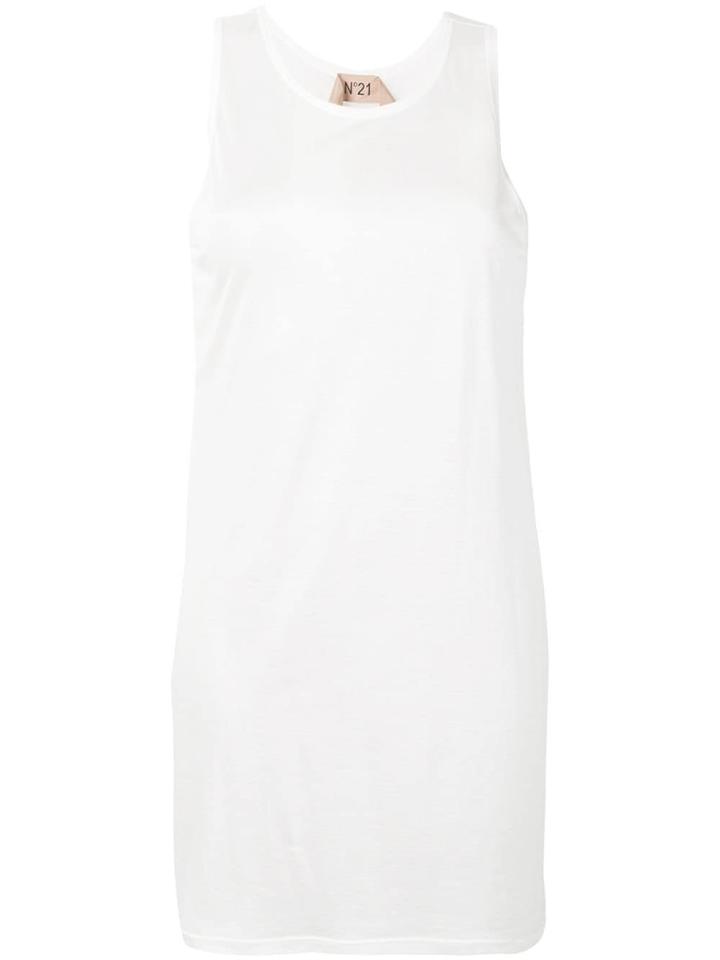 Nº21 Jersey Tank Top - White