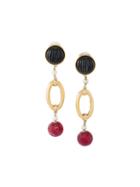 Valentino Vintage Drop Loop Clip-on Earrings