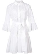 Derek Lam 10 Crosby - Tie Waist Shirt Dress - Women - Cotton - 2, White, Cotton