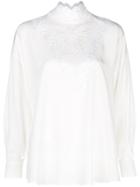 Fendi Long-sleeve Blouse - White