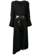 Federica Tosi Asymmetric Longsleeved Dress - Black