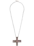 Parts Of Four Plus Sign Necklace - Brown