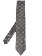 Canali Dotted Pattern Tie - Grey