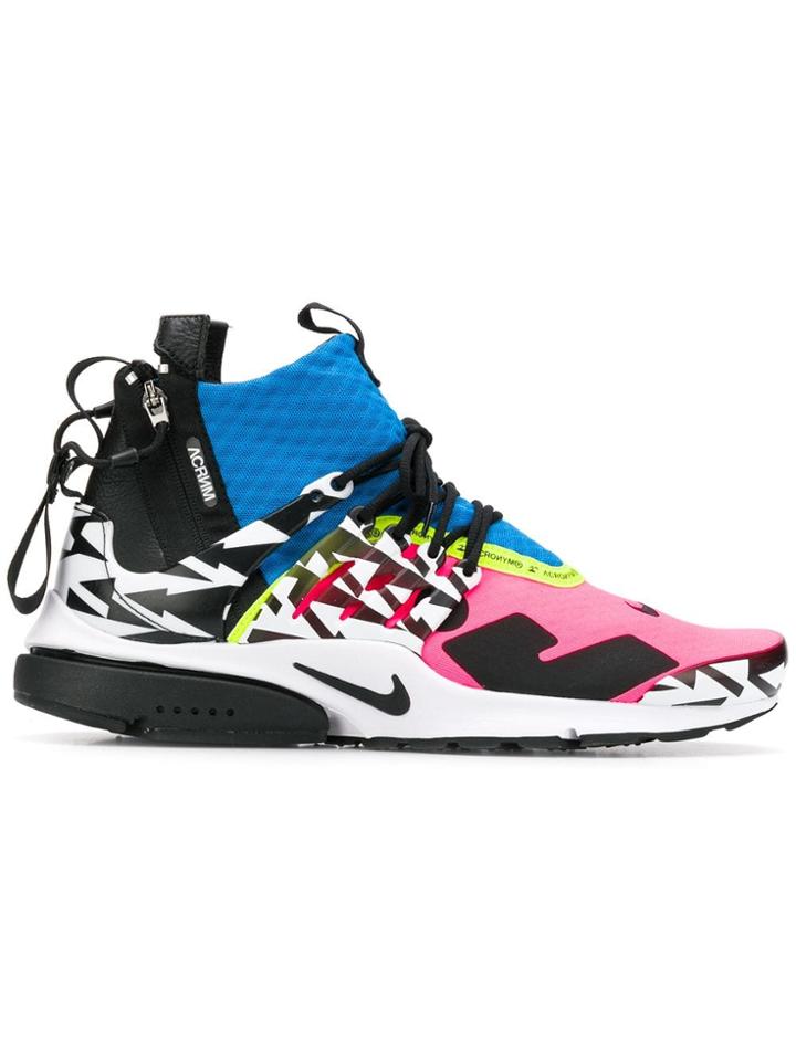 Nike Acronym X Nike Presto Mid Sneakers - Pink