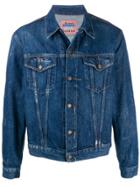 Acne Studios 1998 Crease Denim Jacket - Blue