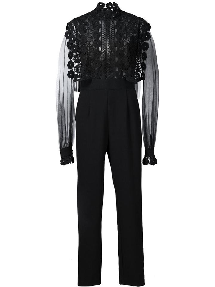 Self-portrait Guipure Lace Jumpsuit