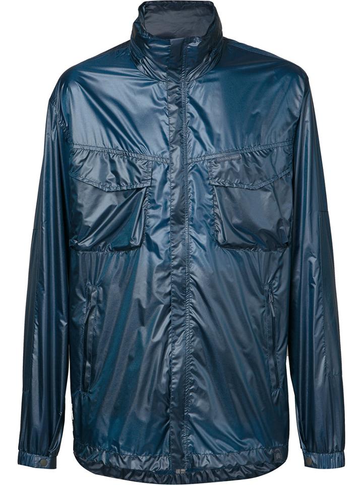 Canada Goose Zip-up Lightweight Jacket, Men's, Size: Medium, Blue, Nylon