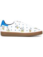 Moa Master Of Arts Donald Duck Print Sneakers - White