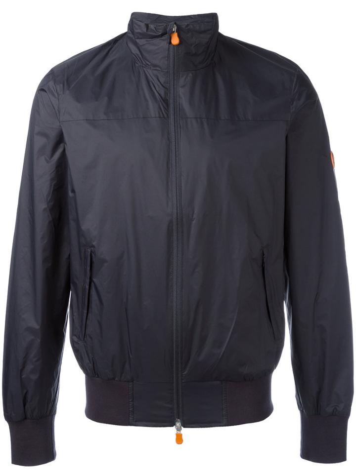 Save The Duck Hooded Zip Jacket, Men's, Size: Xxxl, Blue, Nylon/polyester