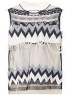 Maison Margiela Sleeveless Sheer Jumper - Nude & Neutrals