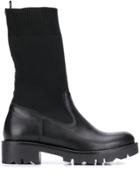 Tosca Blu Sock Style Mid-calf Boots - Black