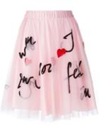 P.a.r.o.s.h. Sequin Embellished Tulle Skirt