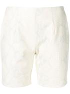 Gcds Python Detail Shorts - Neutrals