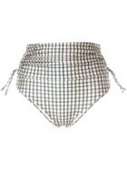 Muller Of Yoshiokubo Check Print Swim Bottom - Multicolour