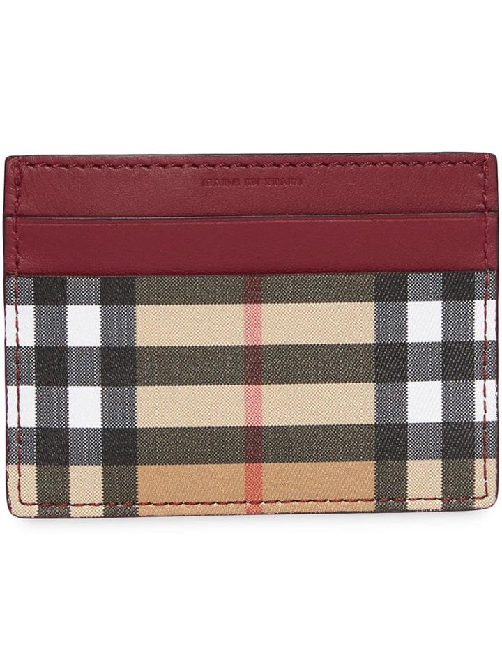 Burberry Vintage Check Cardholder - Multicolour