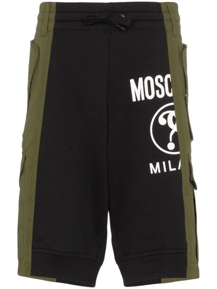 Moschino Logo Print Hybrid Shorts - Green