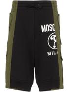 Moschino Logo Print Hybrid Shorts - Green