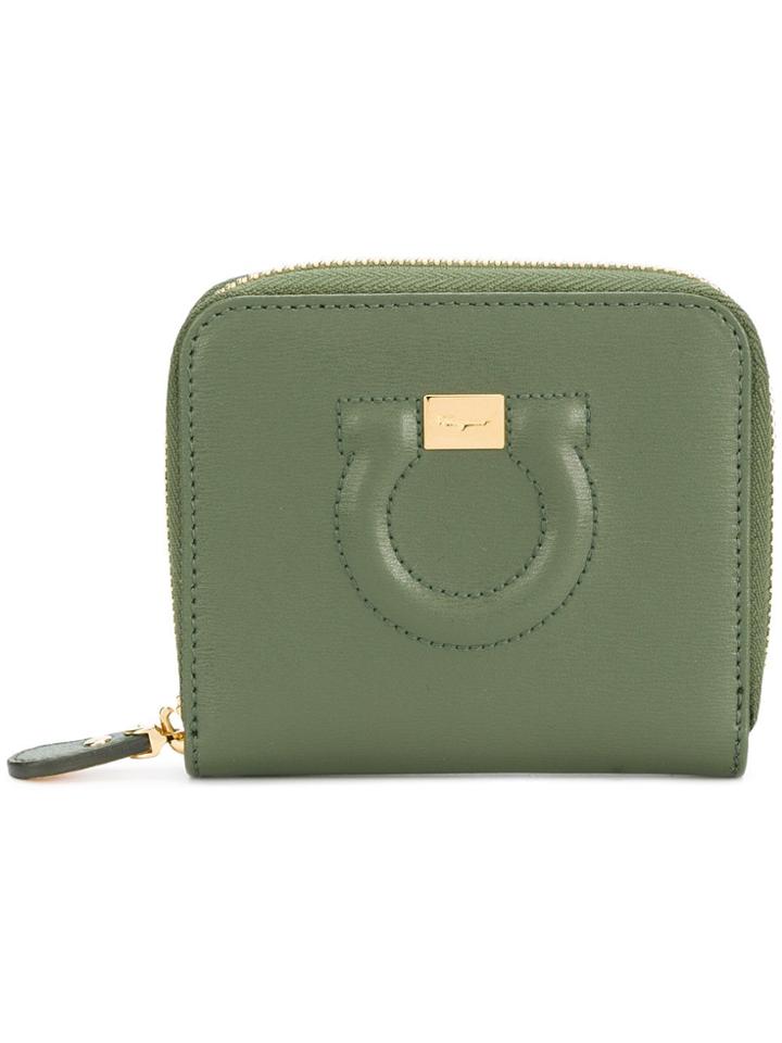 Salvatore Ferragamo Gancini Coin Purse - Green