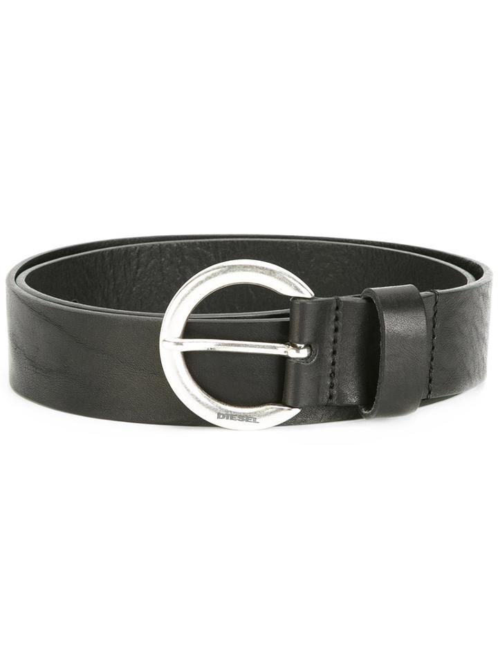 Diesel Classic Belt, Women's, Size: 80, Brown, Calf Leather