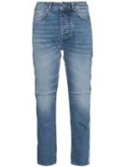 Golden Goose Mid Rise Patchwork Jeans - Blue
