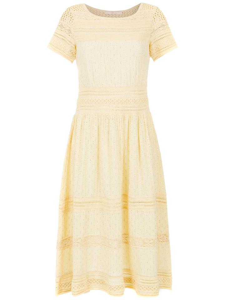 Cecilia Prado Knit Tayla Midi Dress - Yellow