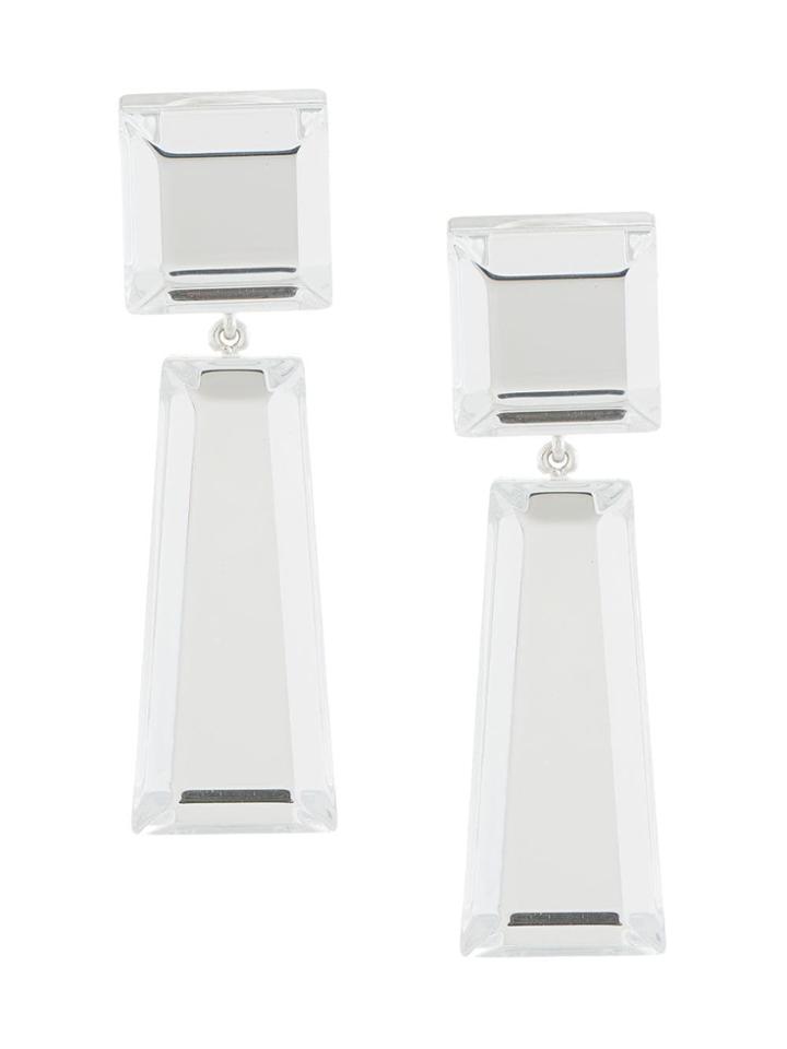 Rachel Comey Crystal Drop Earrings - White