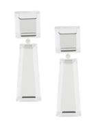 Rachel Comey Crystal Drop Earrings - White