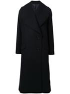 Le Ciel Bleu 'neo Chester' Coat, Women's, Size: 34, Black, Rayon/wool