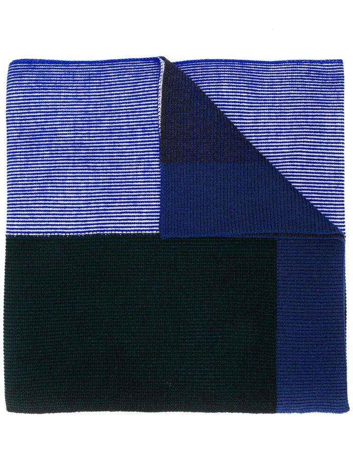 Ps By Paul Smith Knit Mix Scarf - Blue