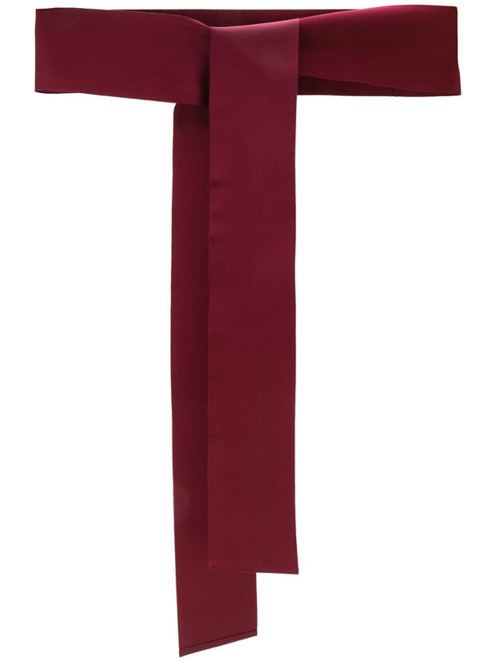 Sara Roka Ribbon Belt - Red