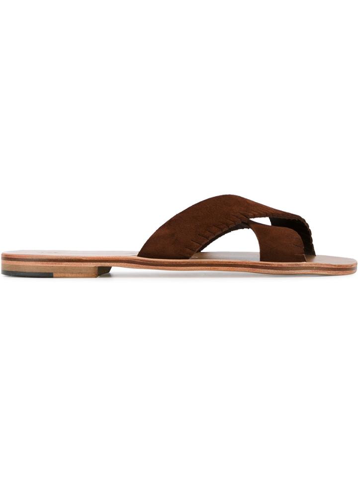 Álvaro Brown Antonio Fringed Sandals