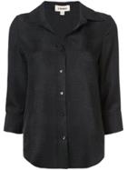 L'agence Scale Textured Shirt - Black