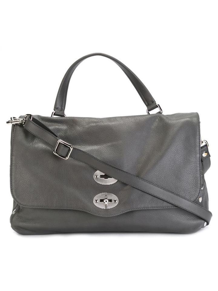 Zanellato - Medium 'postina' Satchel - Women - Calf Leather - One Size, Grey, Calf Leather