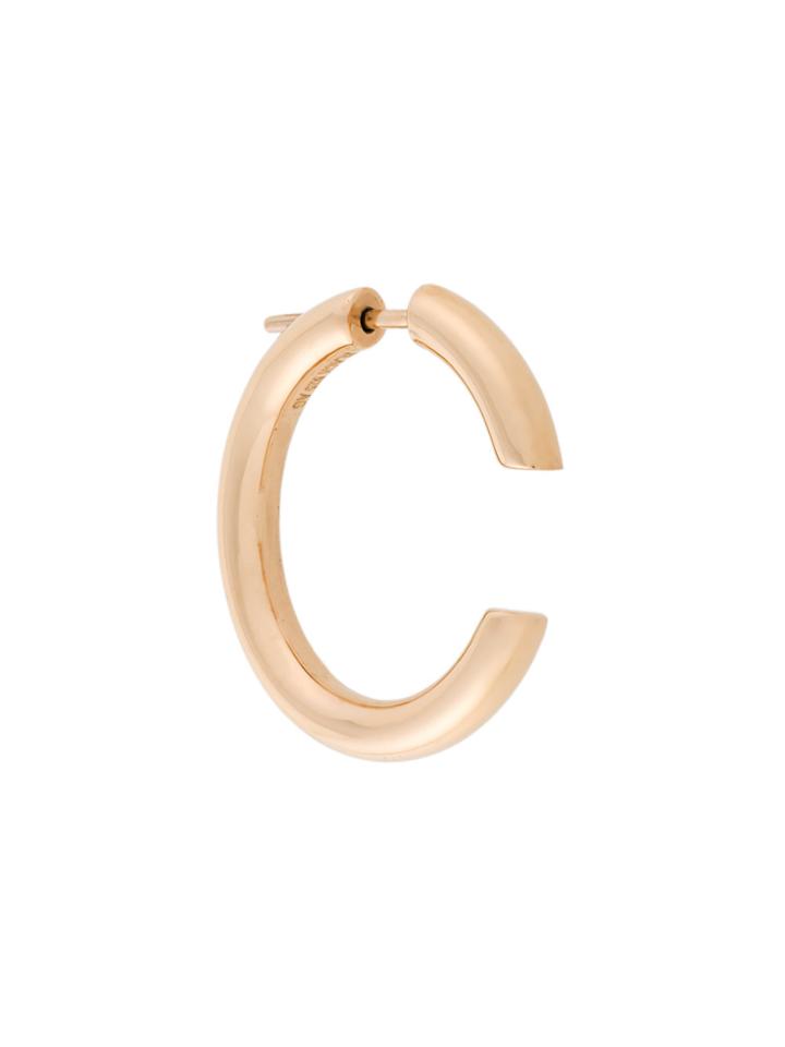 Maria Black Disrupted 22 Small Hoop Earring - Metallic