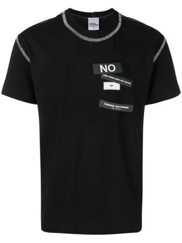 Tigran Avetysian Logo Patch T-shirt - Black