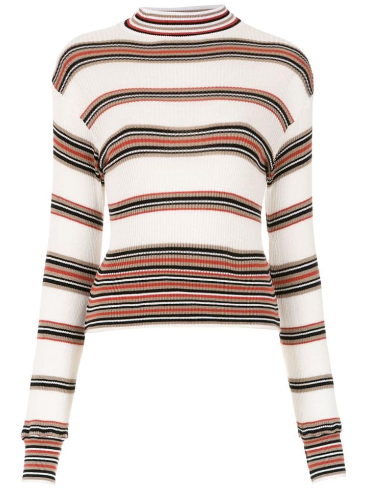 Nk Striped Knitted Top - Multicolour